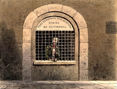A Debtor in Fleet Street Prison